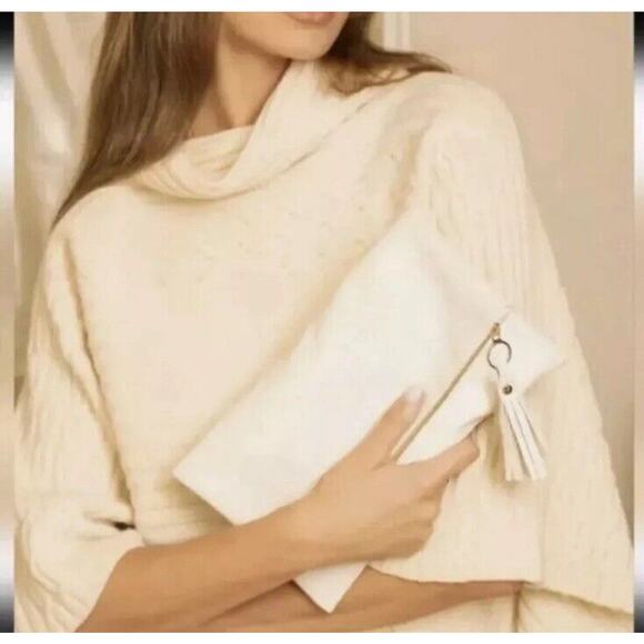NEW Rachel Miriam Eve Pouch Clutch Bag in White / Cream Curateur Box of Style - Picture 1 of 5